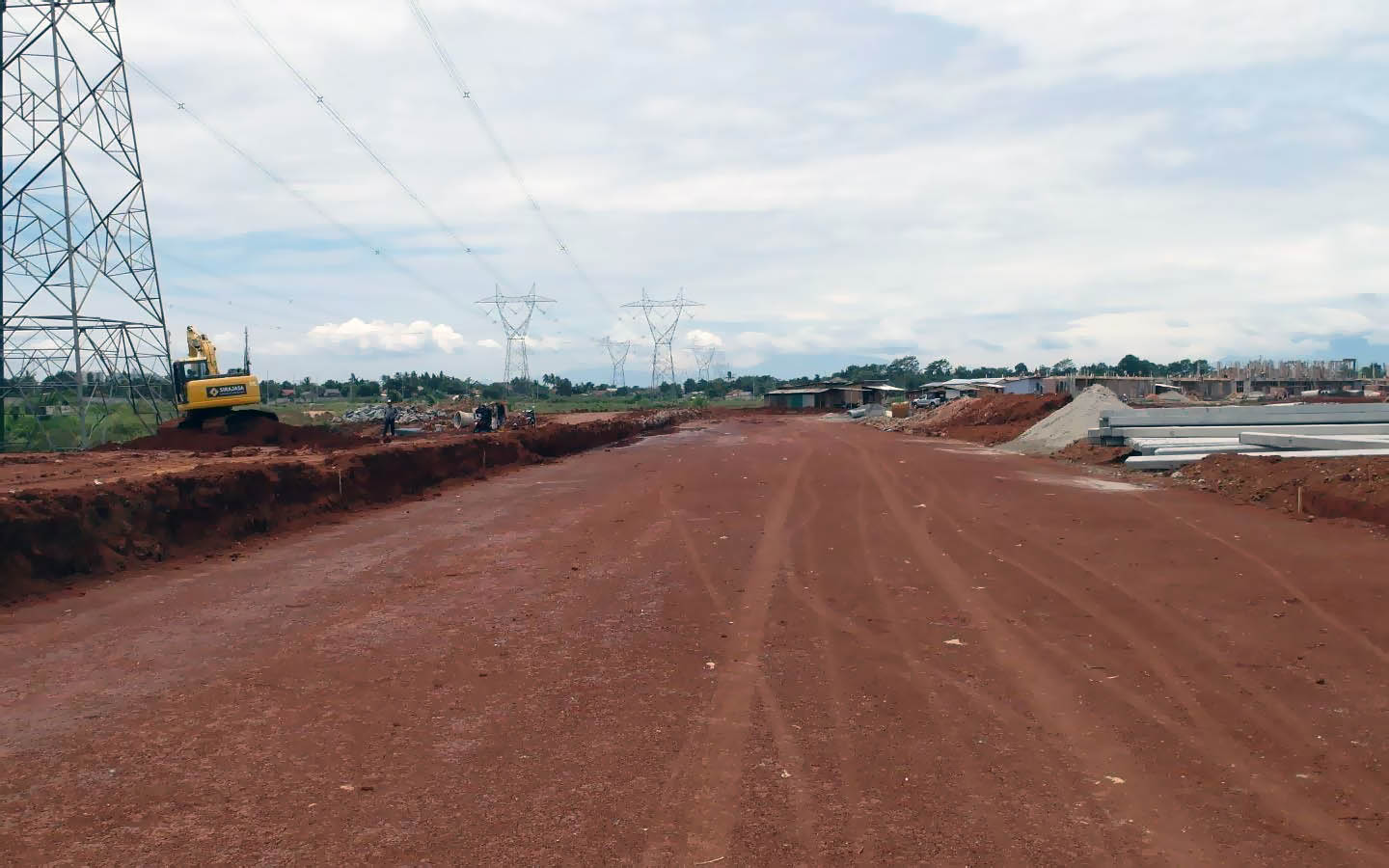 Pekerjaan Jalan dan Saluran Cluster Anarta House