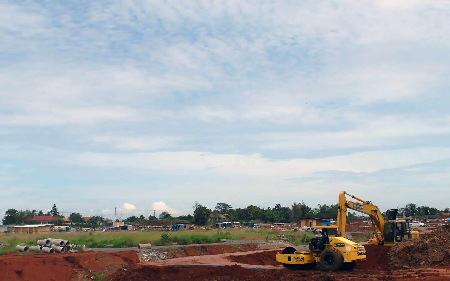 Pekerjaan Jalan dan Saluran Cluster Anarta House